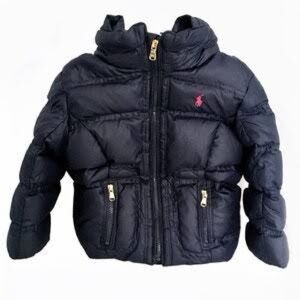 Ralph Lauren Toddler Girls Midnight Blue Puffer Jacket